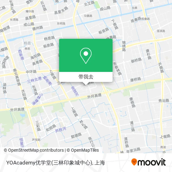 YOAcademy优学堂(三林印象城中心)地图