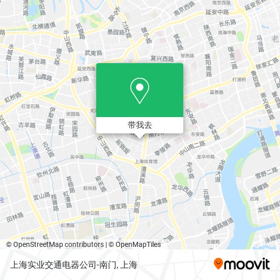 上海实业交通电器公司-南门地图