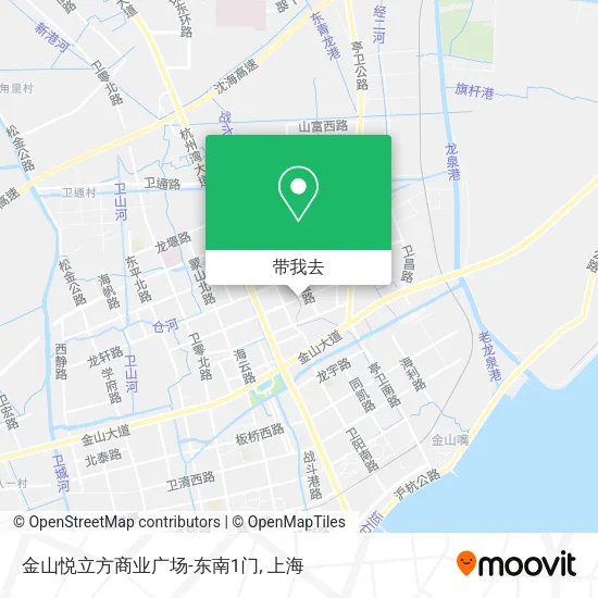 金山悦立方商业广场-东南1门地图