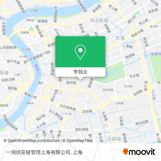 一润供应链管理上海有限公司地图