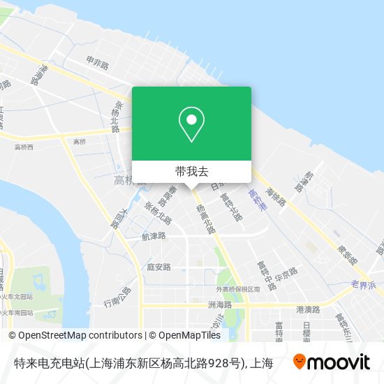 特来电充电站(上海浦东新区杨高北路928号)地图
