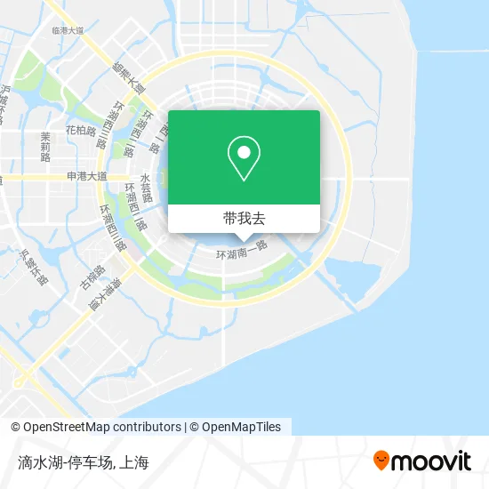 滴水湖-停车场地图