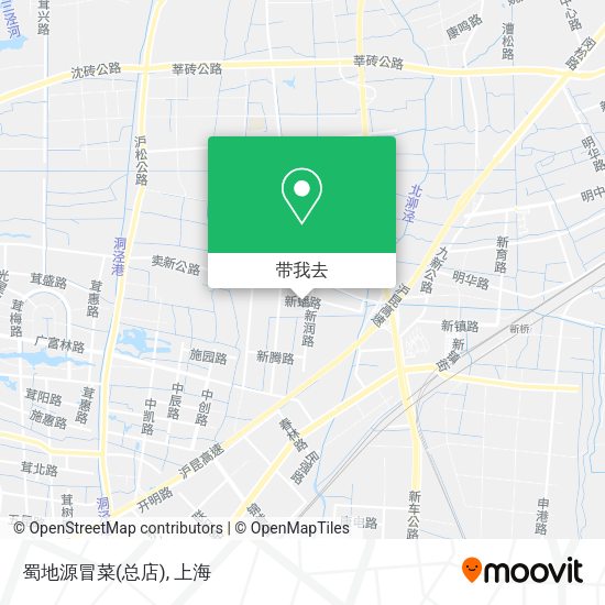 蜀地源冒菜(总店)地图