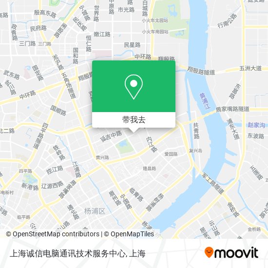 上海诚信电脑通讯技术服务中心地图