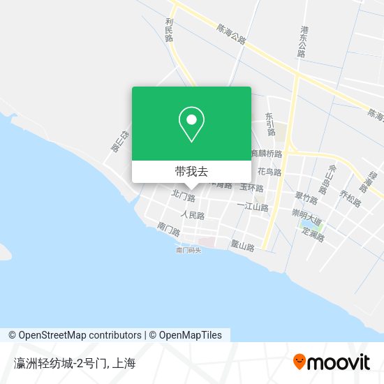 瀛洲轻纺城-2号门地图