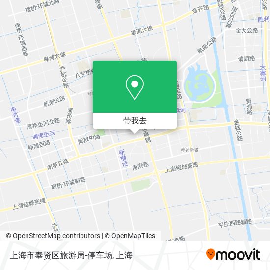 上海市奉贤区旅游局-停车场地图