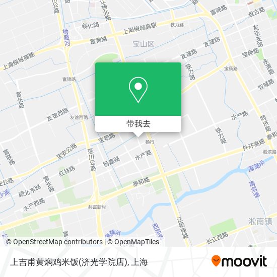 上吉甫黄焖鸡米饭(济光学院店)地图