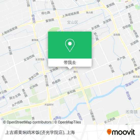 上吉甫黄焖鸡米饭(济光学院店)地图