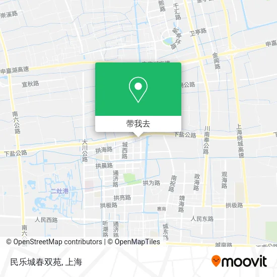 民乐城春双苑地图