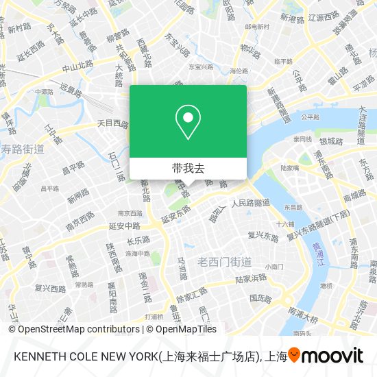 KENNETH COLE NEW YORK(上海来福士广场店)地图