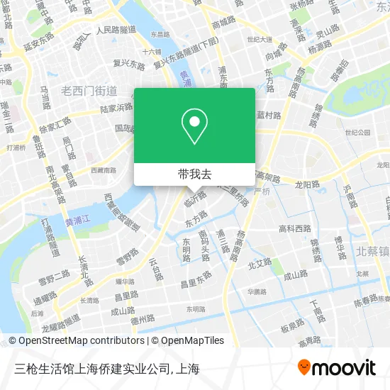 三枪生活馆上海侨建实业公司地图