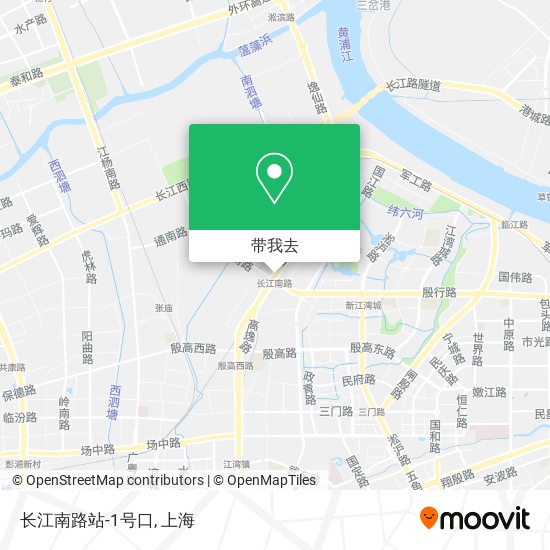 长江南路站-1号口地图