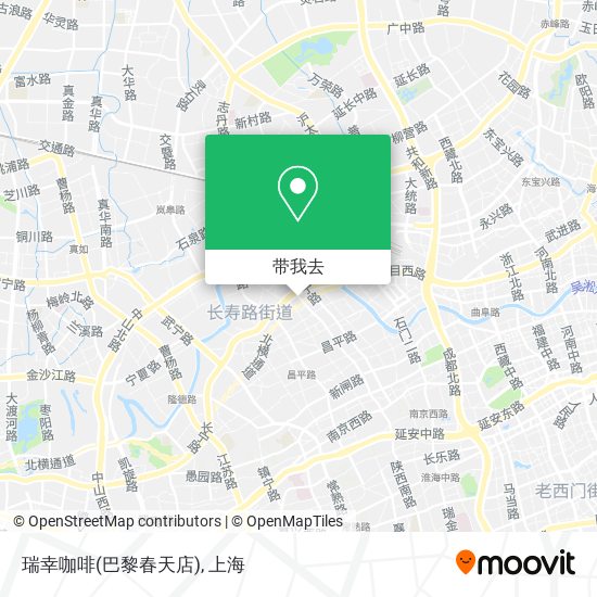 瑞幸咖啡(巴黎春天店)地图