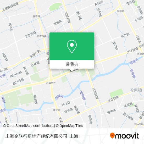 上海企联行房地产经纪有限公司地图