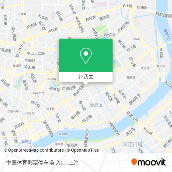 中国体育彩票停车场-入口地图