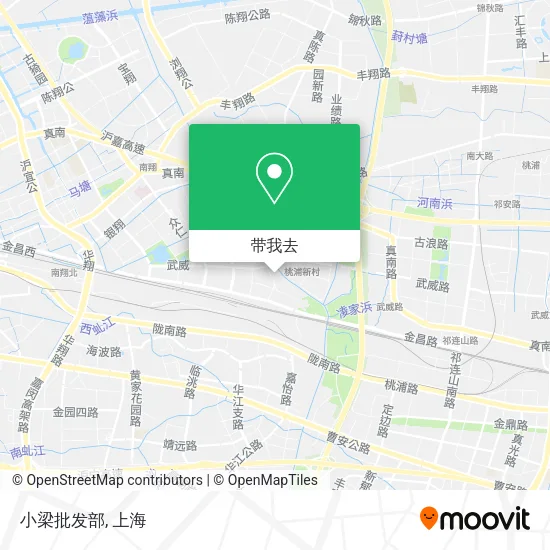 小梁批发部地图