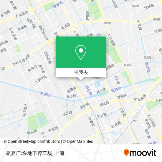 赢嘉广场-地下停车场地图