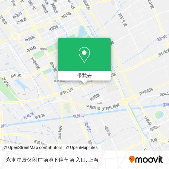 永润星辰休闲广场地下停车场-入口地图
