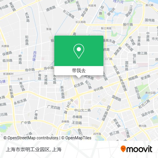 上海市崇明工业园区地图