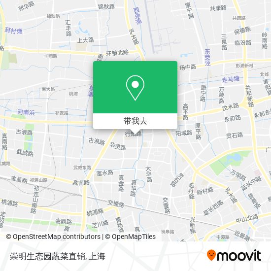 崇明生态园蔬菜直销地图