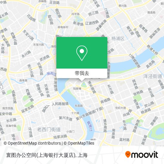 寰图办公空间(上海银行大厦店)地图