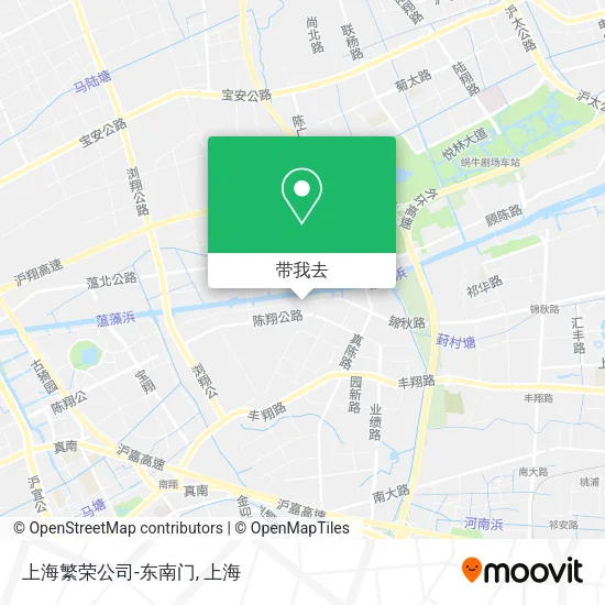 上海繁荣公司-东南门地图