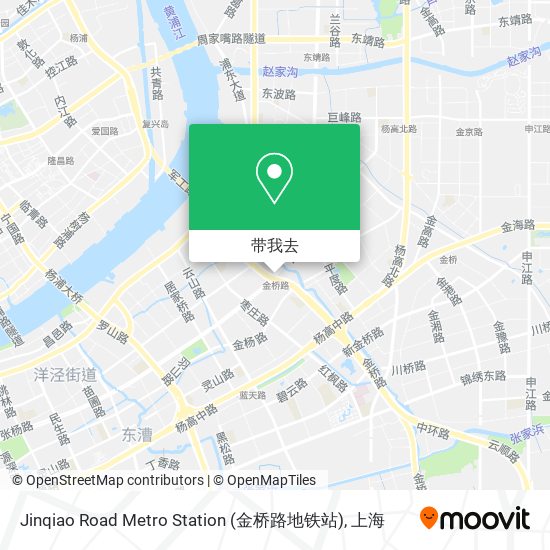 Jinqiao Road Metro Station (金桥路地铁站)地图