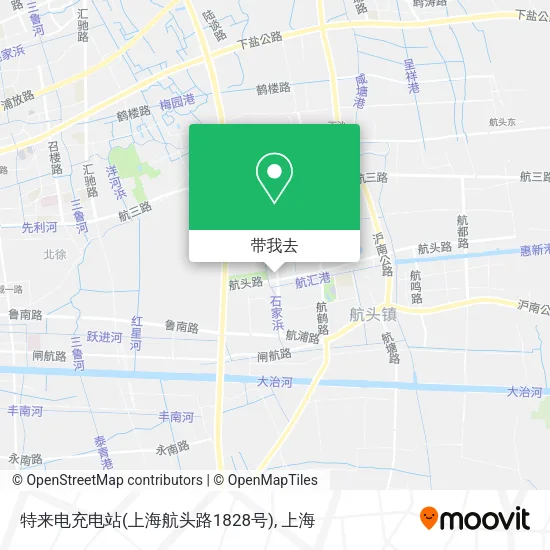 特来电充电站(上海航头路1828号)地图