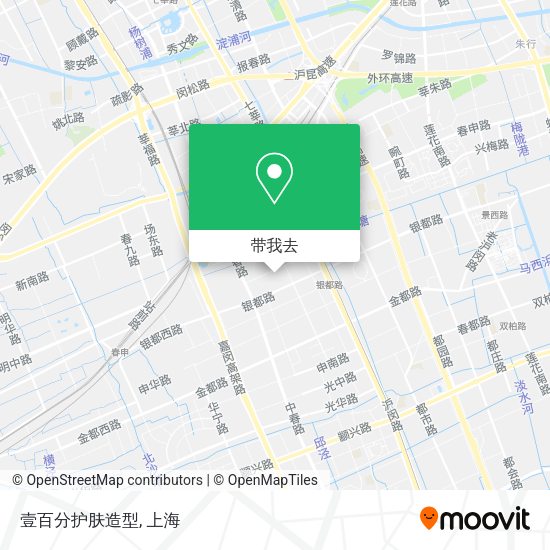 壹百分护肤造型地图