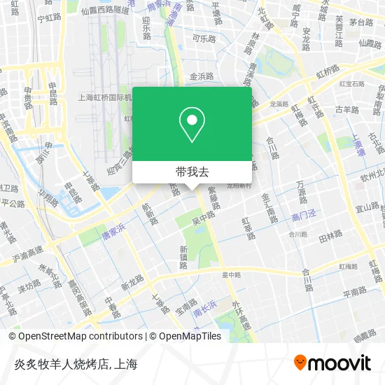 炎炙牧羊人烧烤店地图