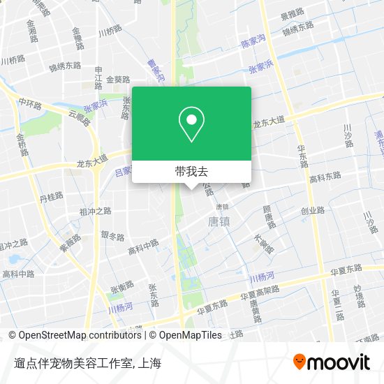 遛点伴宠物美容工作室地图