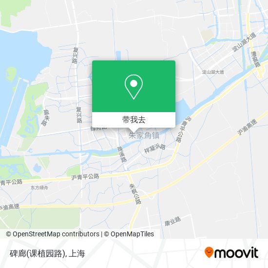 碑廊(课植园路)地图