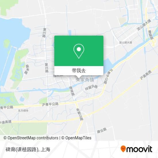 碑廊(课植园路)地图