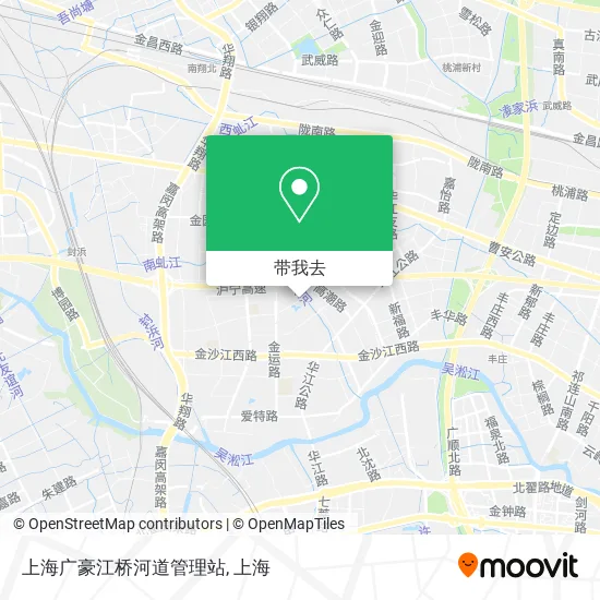 上海广豪江桥河道管理站地图