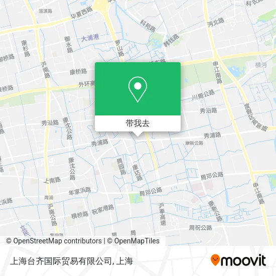 上海台齐国际贸易有限公司地图