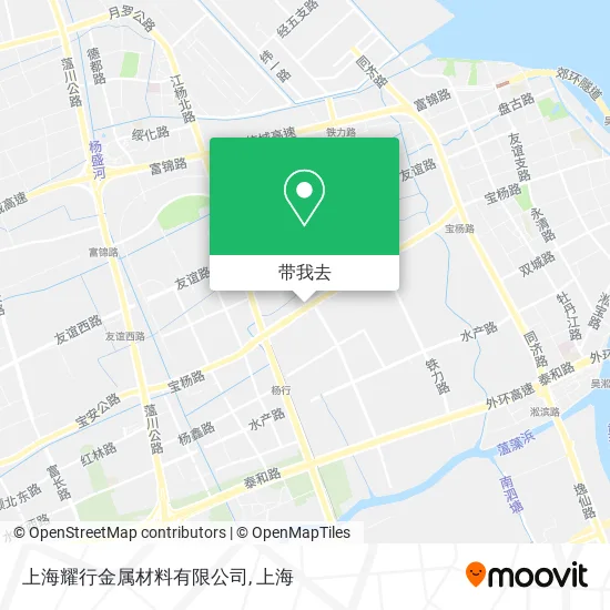 上海耀行金属材料有限公司地图