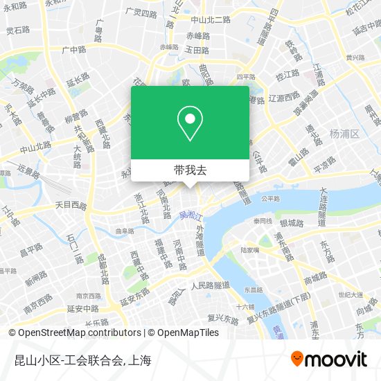 昆山小区-工会联合会地图