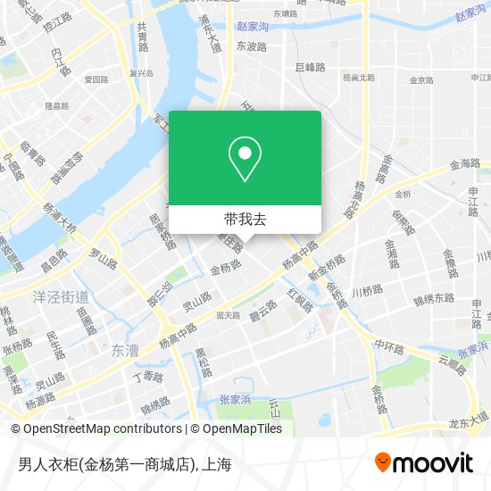 男人衣柜(金杨第一商城店)地图