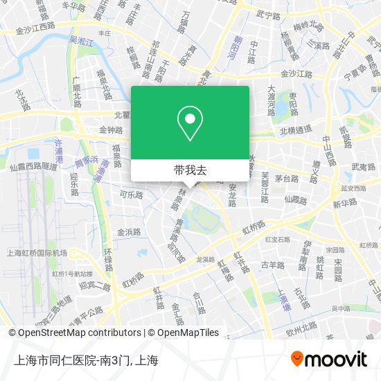 上海市同仁医院-南3门地图