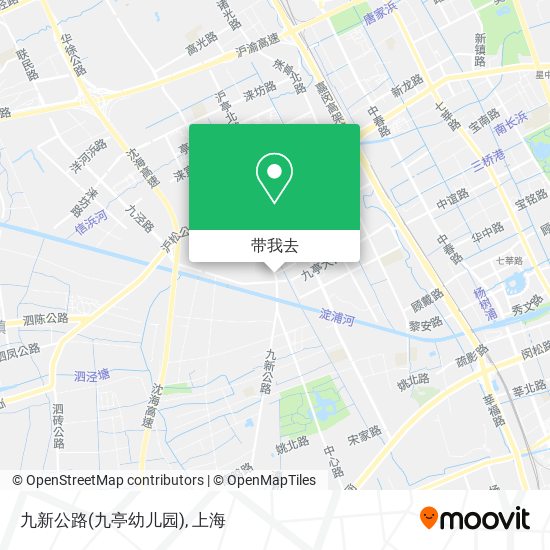 九新公路(九亭幼儿园)地图