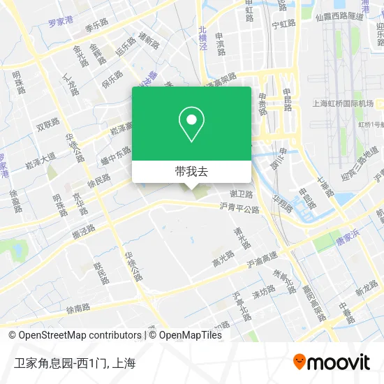 卫家角息园-西1门地图