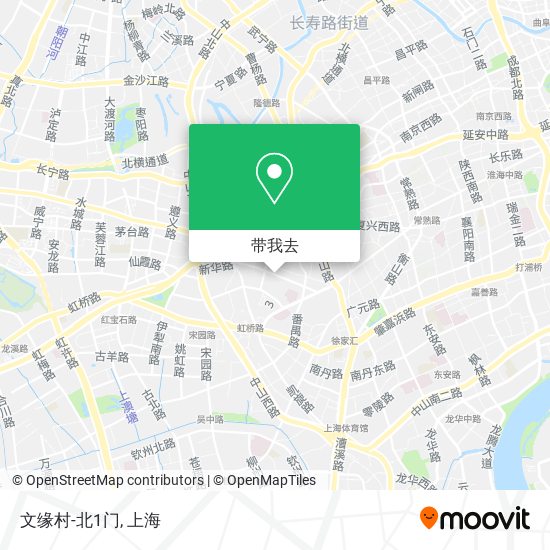 文缘村-北1门地图