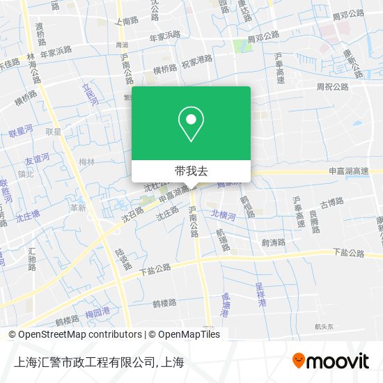 上海汇警市政工程有限公司地图