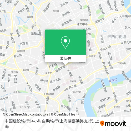 中国建设银行24小时自助银行(上海肇嘉浜路支行)地图