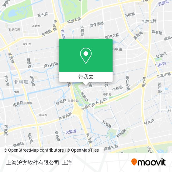 上海沪方软件有限公司地图