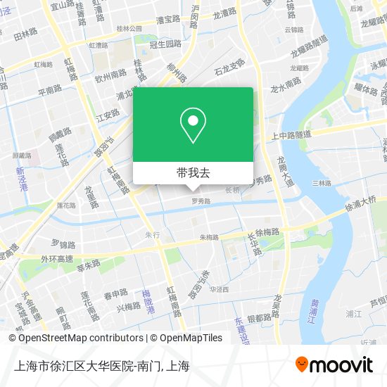 上海市徐汇区大华医院-南门地图