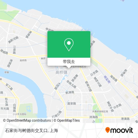 石家街与树德街交叉口地图