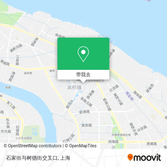 石家街与树德街交叉口地图