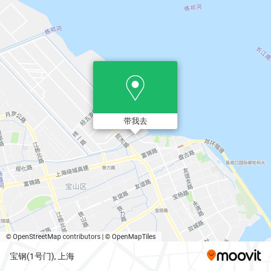 宝钢(1号门)地图