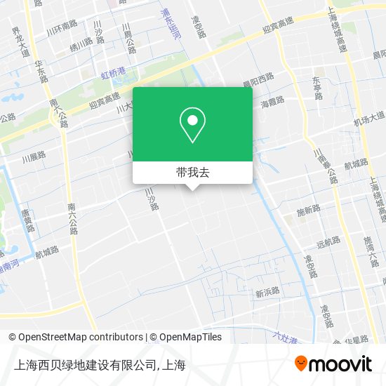 上海西贝绿地建设有限公司地图